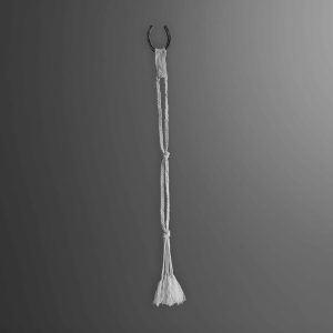 Double Macramé Horseshoe Hat Holder